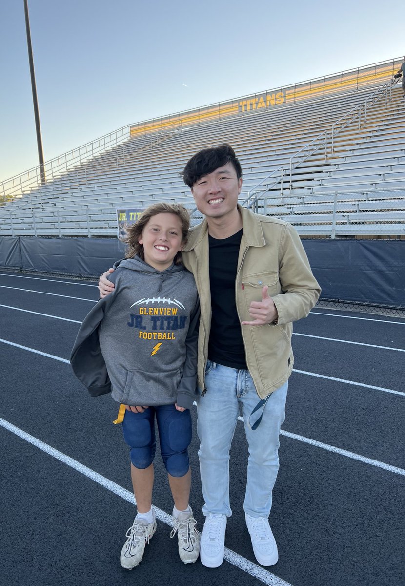 Former Gator, now Wildcat &amp; Jr. Titan, future GBS 🏈 star in the making 🤩 <a href="/GlenGroveSchool/">GlenGroveSchool</a> #WildcatWayD34 #WeAreD34