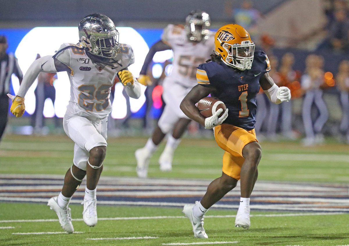 Week 5 Performance WR Tyrin Smith - UTEP • 4 rec 106 yards 2 TDs