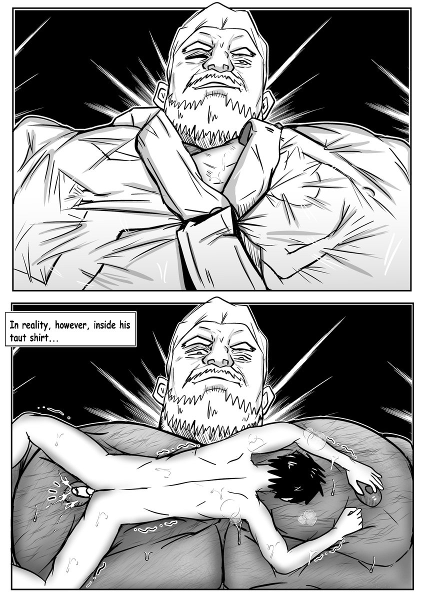 xel9600's tweet photo. found a page of a previous comic by alec1999, but I don't know which comic story it is? Maybe someone remembers...๐ค๐ค๐ค #malemacrophilia #giantdad #giantgrandpa #giantprotector #tinyboss #tinyboy #ingiantshirt #gaymacrophilia #giantman https://t.co/reO8eKzwXD