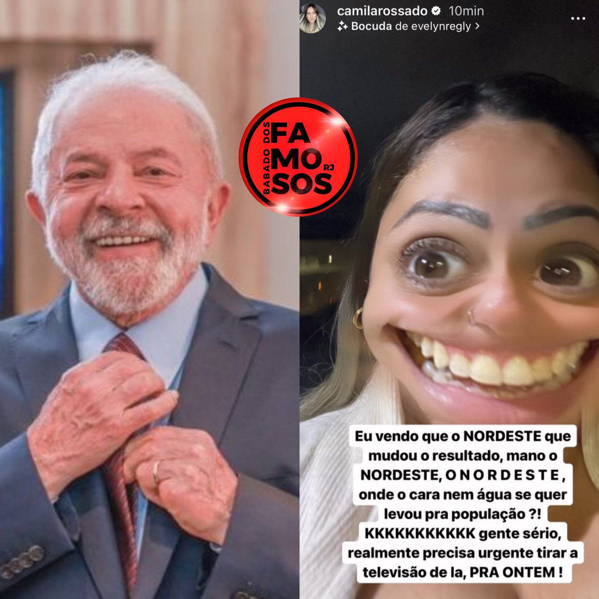 GENTE! E esse storie da Camila Rossado! 😳