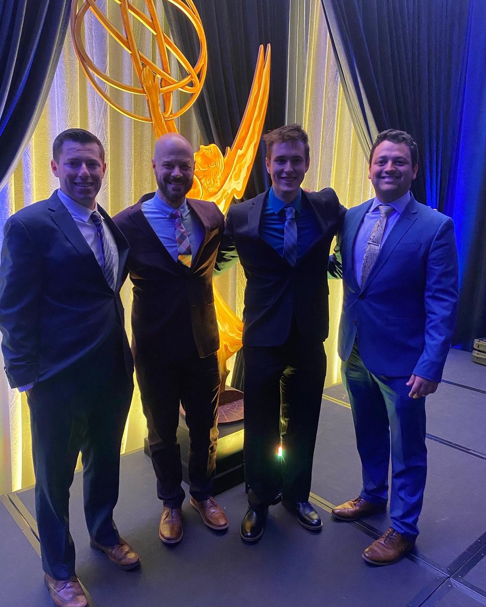 prestonshoe21's tweet photo. I was incredibly honored to receive two @EmmyMidAtlantic awards last night! This is something I’ve worked towards for the last four years, and I couldn’t be more thankful for everyone @PSUBellisario for helping me get to this point! https://t.co/sGFedPLHFv