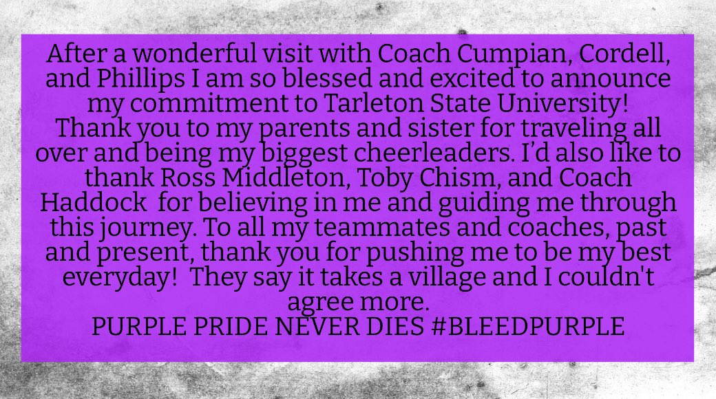 MaisonGuerra's tweet photo. So excited for this next chapter! @TarletonSB @Coach_Cump @AlyxCordell @haddock24 @RossFastpitch @CHSLadyEagleSB @toby_chism_nsr https://t.co/X5lwHwwJ1W