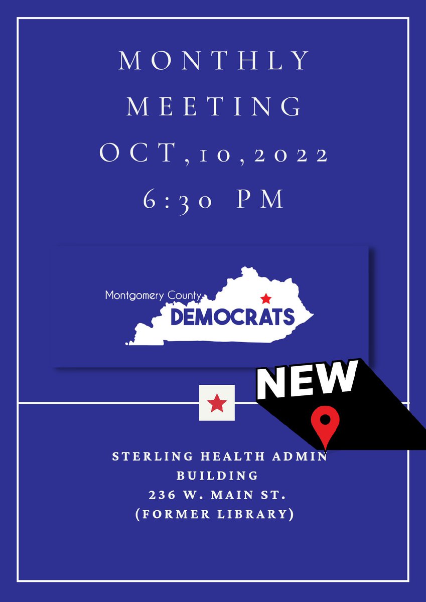 DemocratsMoco's tweet image. Come join us! We will be planning our booth for Court Day Weekend!
There will be light refreshments
As usual, please reach out to @mocodemocrtaticparty.com if you need a ride:)
