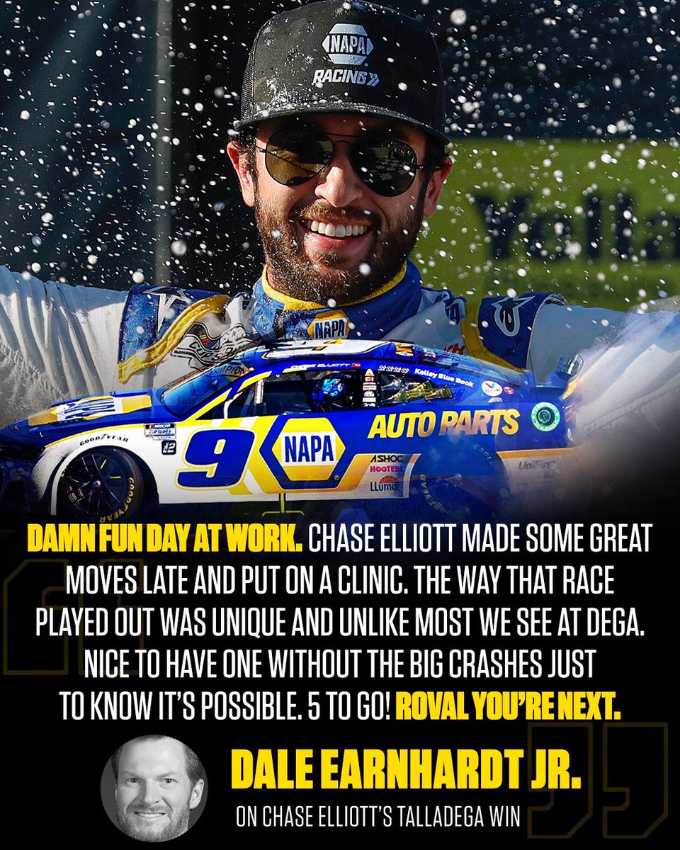 NASCARonUSA's tweet photo. ‘@DaleJr on Dega. #NASCAR https://t.co/xQpDjYPT9H