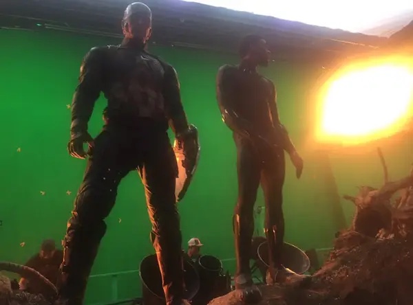 RT @hist0ry0fthemcu: Chris Evans and Chadwick Boseman behind the scenes of Avengers: Endgame https://t.co/Rzcd9iMr2z