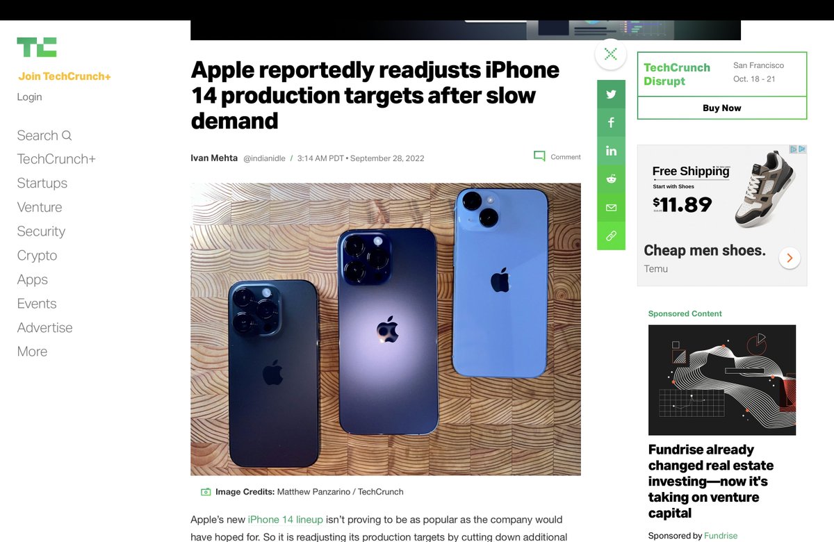 TopSharks's tweet photo. #TimCook 📲 #iPhone updates

🎨🖌️ 🌈

@Tim_Cook 🤔
Lets just give #iPhone14 a new color 🟣
Like #iPhone13 🟢

What R u @tim_cook competing with Sherwin Williams?
@Apple is now ?  A paint company?
Just slap new paint on the latest #iPhone ?
😂🤣😆 + Call it an Update ? 😂🤣😆 https://t.co/bZ0KeQo58l