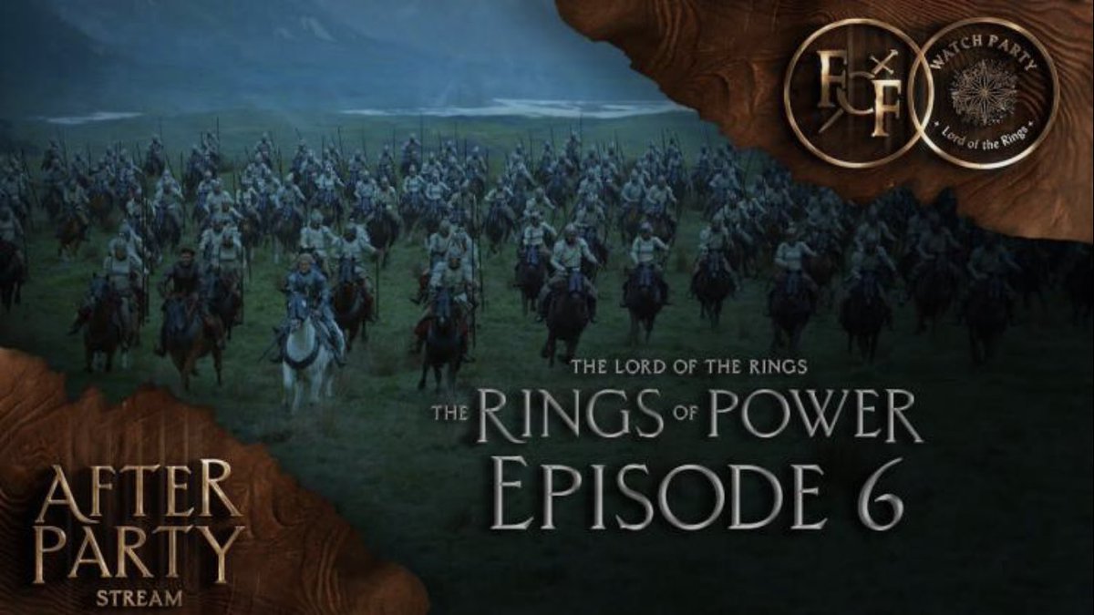 FellowshipFans's tweet photo. Here is the full episode of our #TheRingsOfPower after party show for episode 6 with @bernardtorello & @VoiceOfGeek so make sure to check it out if you missed it earlier! Enjoy! @LotrParty
https://t.co/lINQDlRC88 https://t.co/OKuZMGFexF