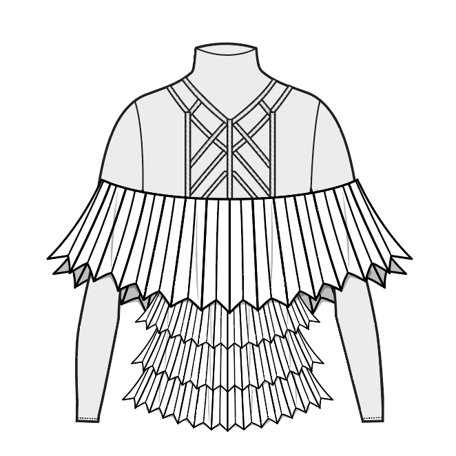 SketchArchive's tweet photo. Multilayer #womenswear #layertop #ruffle #gathers #fancytop #flowy #nftfashion #nftfashionart #nftfashiondesign #nftarttist #nftapparel #nftcommunity #nftwomenswear #fashion #fashiondesigner #womenstop https://t.co/49UvFz6uzu