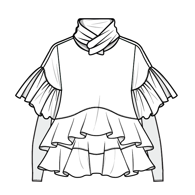 SketchArchive's tweet photo. Multilayer #womenswear #layertop #ruffle #gathers #fancytop #flowy #nftfashion #nftfashionart #nftfashiondesign #nftarttist #nftapparel #nftcommunity #nftwomenswear #fashion #fashiondesigner #womenstop https://t.co/49UvFz6uzu