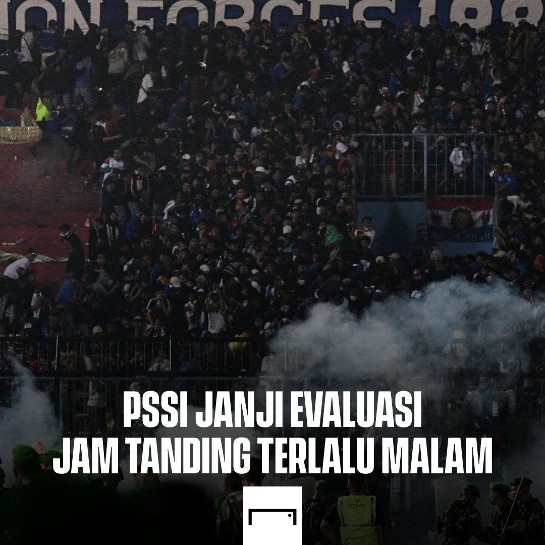 GOAL_ID's tweet photo. PSSI akan meminta PT LIB mempertimbangkan kembali jam tanding yang terlalu malam.

Selengkapnya: https://t.co/yWZ60MGokJ

#KanjuruhanDisaster #PrayForKanjuruhan https://t.co/2epupCDrnP