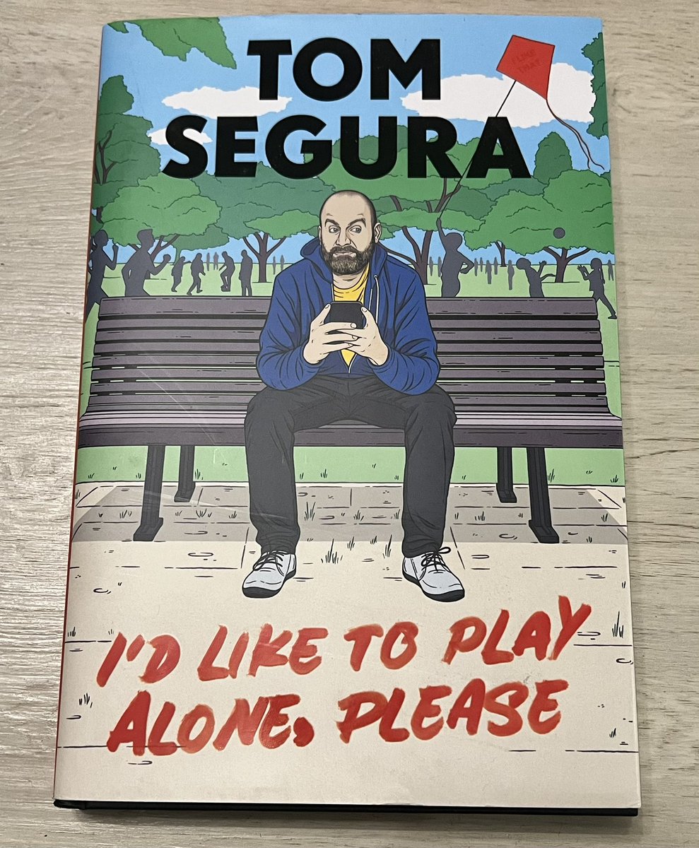 TFSimba's tweet photo. @tomsegura Look what finally showed up today! I figure I’ll store it between Mein Kampf and The Bible on the bookshelf https://t.co/mGK0IQgMeY