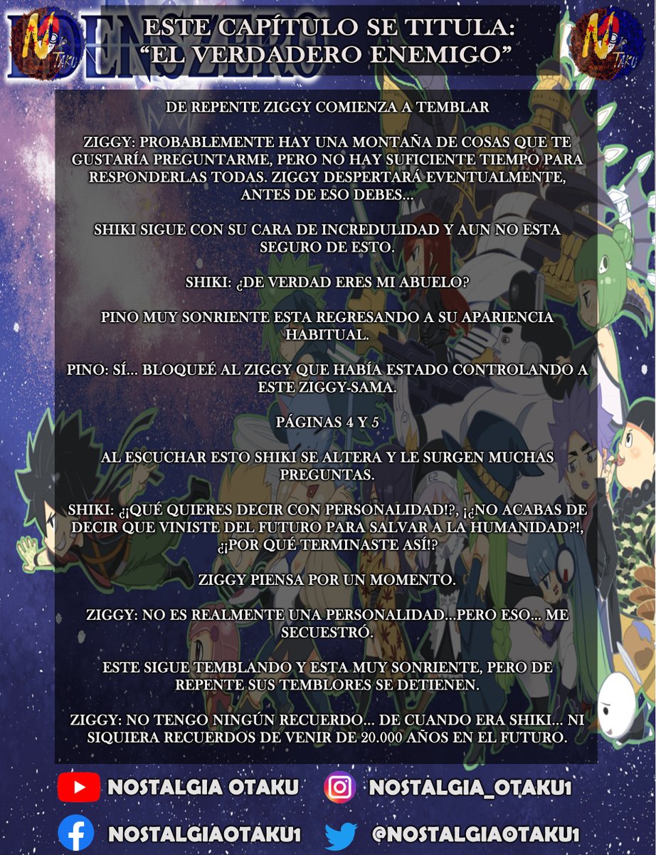 NostalgiaOtaku1's tweet photo. LES COMPARTO LA REVIEW ESCRITA DEL CAPITULO 210 DE #EdensZero, ESTAN TRADUCIDOS LOS DIALOGOS. PARTE 1/3
SI NO QUIEREN LEER TANTO, YA ESTA LA REVIEW EN MI CANAL DE YOUTUBE.
EZ 210 | REVIEW: https://t.co/kUP8k0IJfp
#EZSpoilers #fairytail #FairyTail100YearsQuest #edenszero210 https://t.co/r7qHw7BOLv