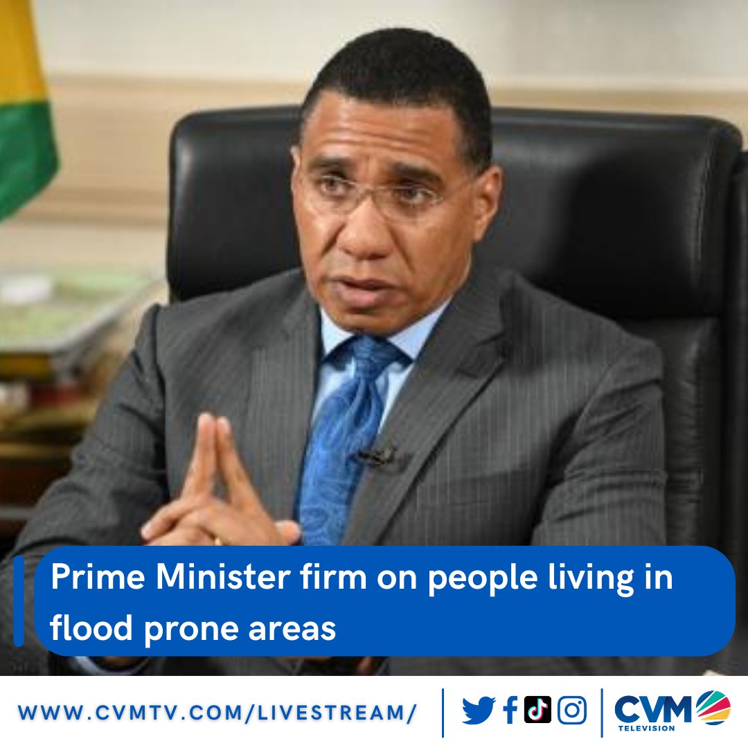 Cvm Television On Twitter Prime Minister Andrew Holness Is Sounding