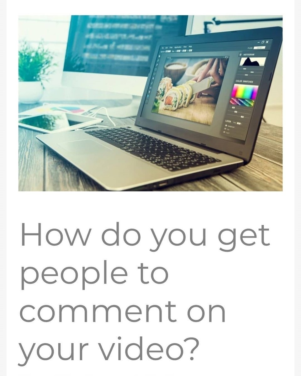 UTubePromotion's tweet photo. How to get more Comments.

At the end of each of their videos, the Top Youtubers pose a question to their
audience based on the topic they just covered. They then reply and engage with those comments. They reply to comments and keep the conversation going.
#youtubecomments
#youtu https://t.co/KouZWPyoMW