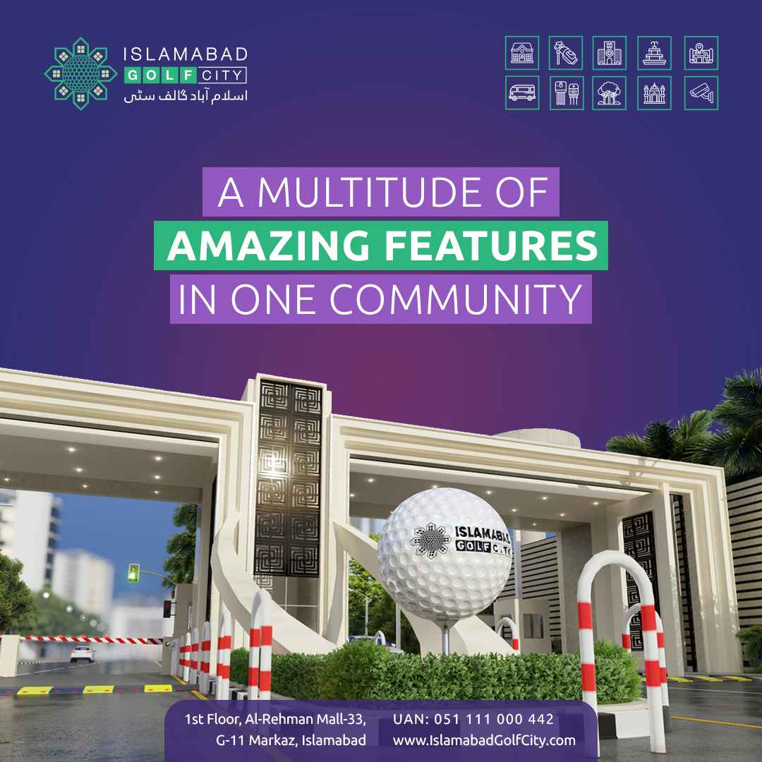 Isbgolfcity's tweet photo. A Multitude of amazing features in one community.

#IslamabadGolfCity

#Islamabad #realestatelife #invest #ecofriendly #park #horseriding #schoolscolleges #capitalislamabad #twincity #lifestyle #golfrange #sportscity #realestate #islamabadproperty #propertyinvestment #igc https://t.co/HQs5ctKHgY