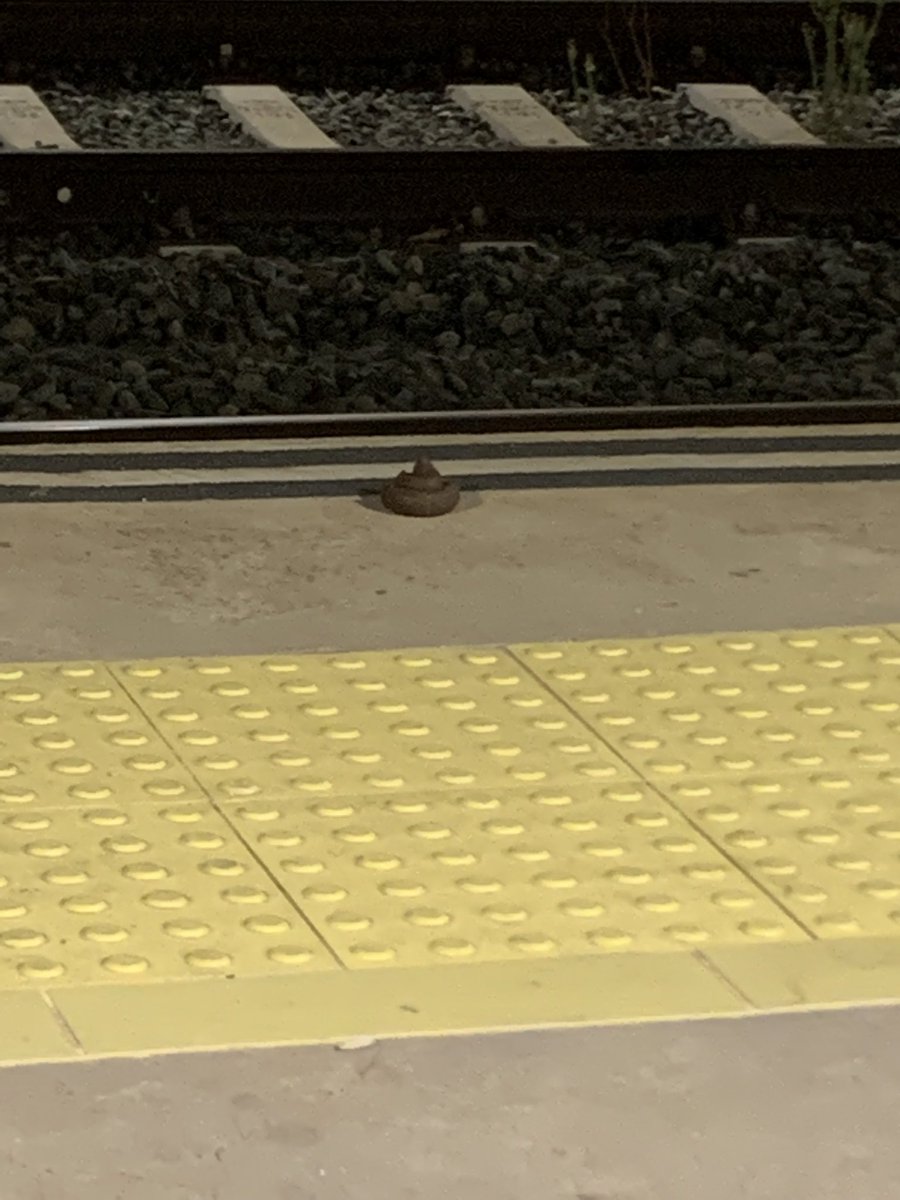 he encontrado la puta mejor mierda hecha al limite de las vías del tren #putamejormierdahecha