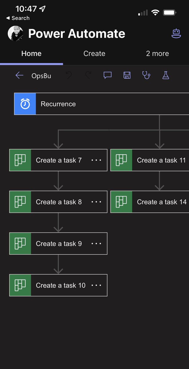 Earhustlingbook's tweet photo. Any know how I can assign those tasks to specific roles and or shifts? #powerautomate 🤖🎃 https://t.co/8nzt4z7qAd