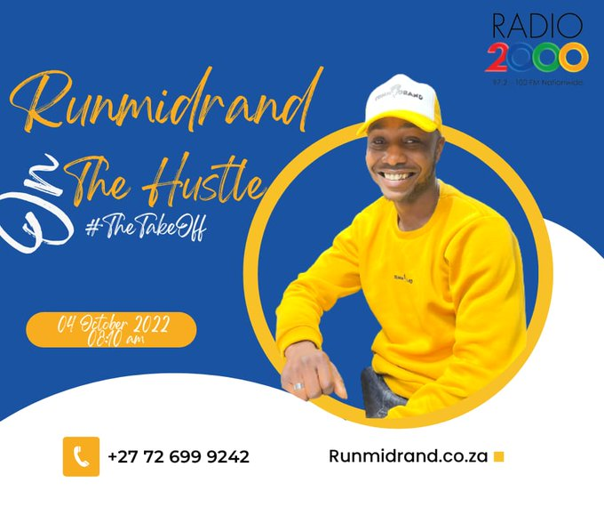 Radio2000_ZA's tweet image. #TheHustle| @runmidrand  Entertainment – They connect upcoming artists and DJs by creating a bridge between entertainment and original talent
production

WhatsApp| 072 699 9242 #TheTakeoff 

@bonganimtolo_ @NalaDagada @LonwaboNkohla