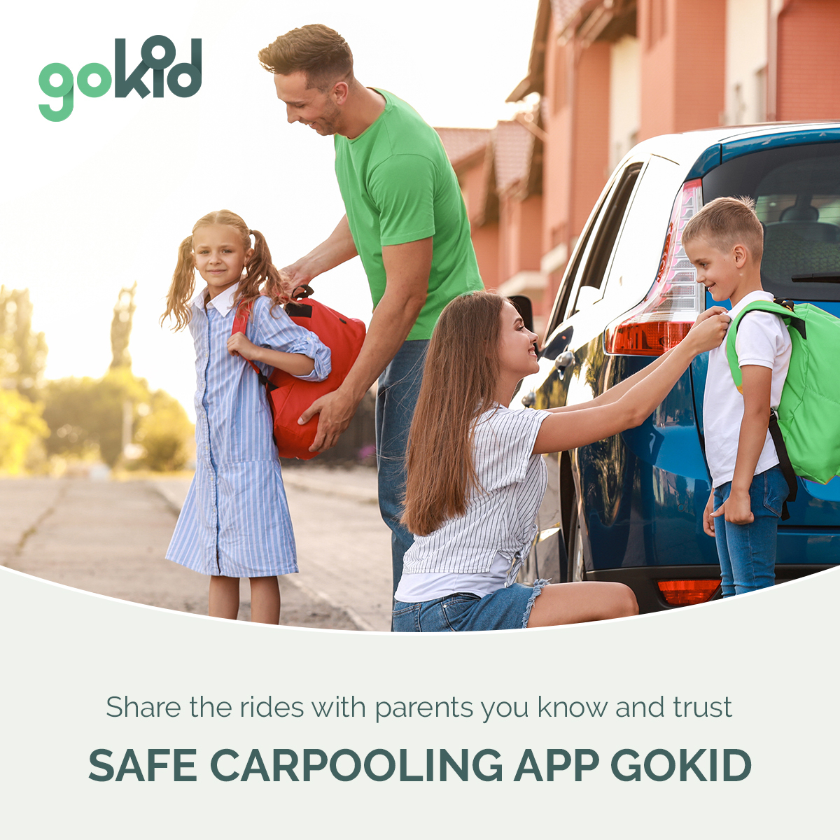 The new school year has started, and you already feel overwhelmed by the amount of driving? 
Gokid organises your kids’ rides to school &amp; back🚗
1. Download our apps (link)
2. Register and invite friends
3. GoKid takes care of the rest!   

bit.ly/3cV9xIb 
#schoolcarpool