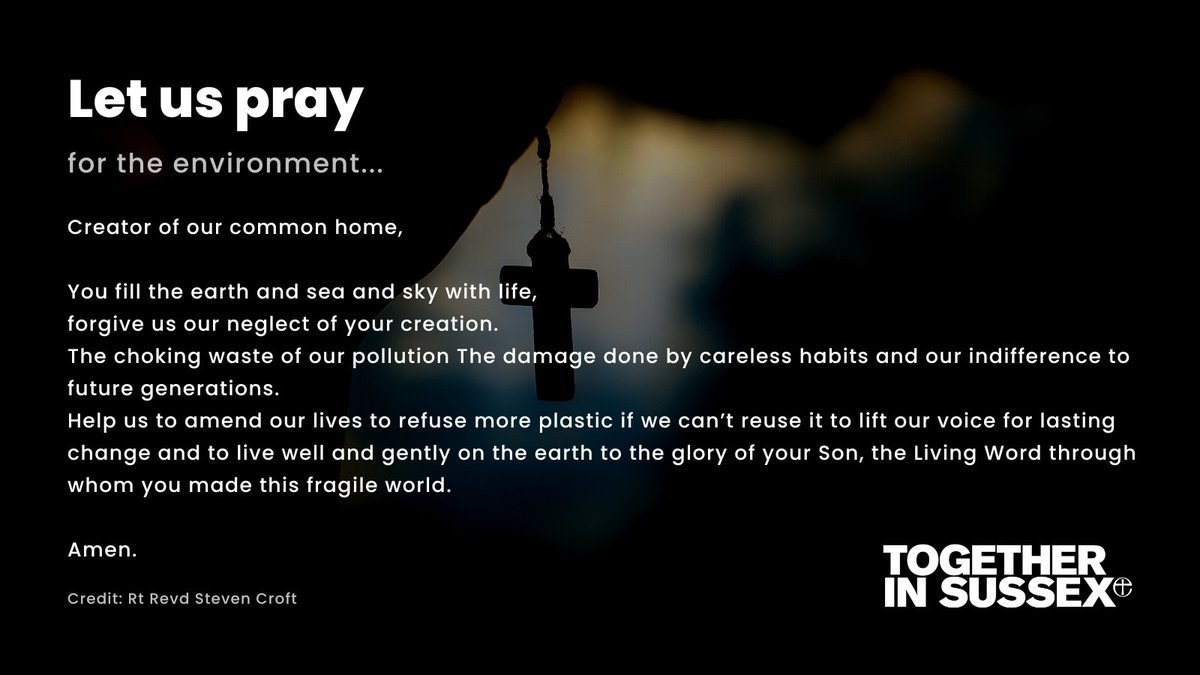 Join us as we pray for the environment...