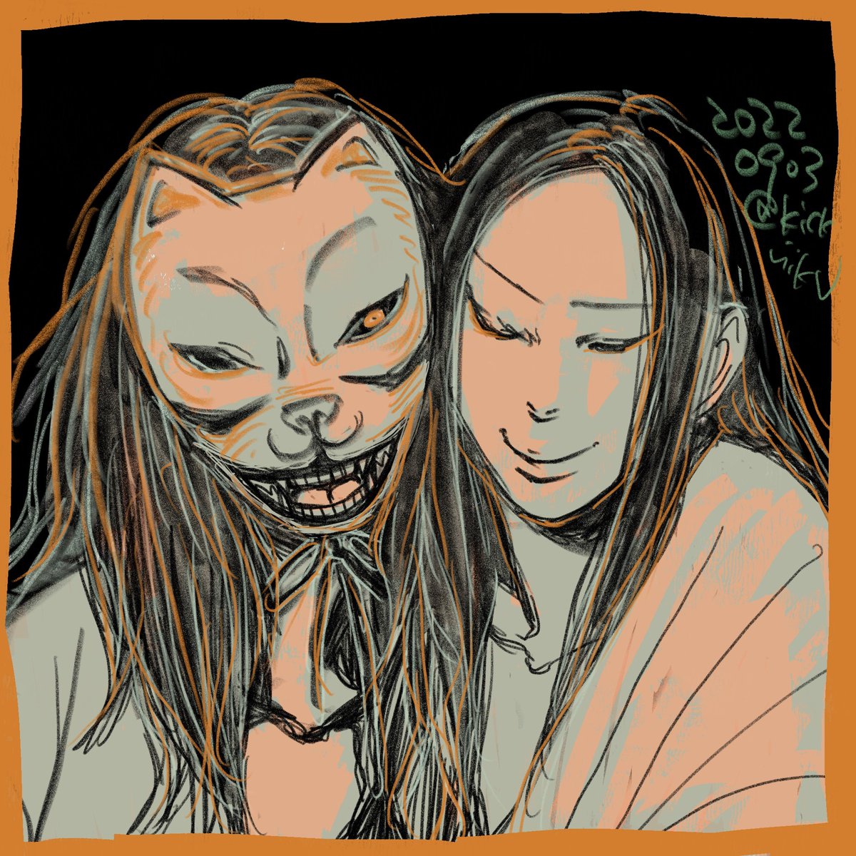 #このタグを見た人は推しの初描きと現在の絵を載せる 

カラー描くのが辛かった→カラー描くのが楽しい!! 