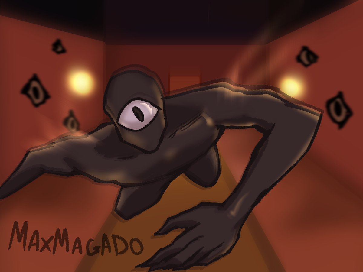 Paslen on X: damn doors is a really cool game actually #doors #ROBLOX #doorsroblox #doorsfanart / X