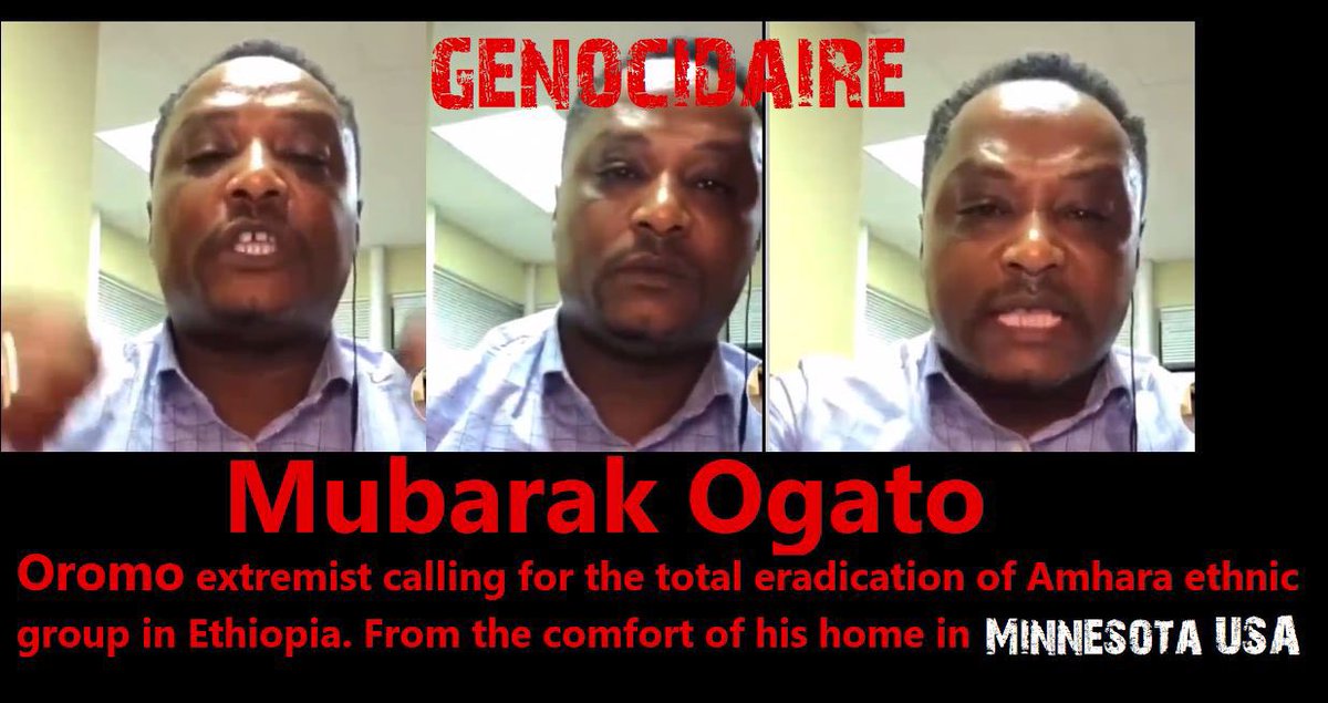 Emebetbekel's tweet photo. ⚠️WANTED
#Amharas in Oromia r being killed for no reason than hate!
The active #AmharaGenocideInOromia is sponsored by #Mubarak_Ogato.
We demand @MinneapolisPD @FBIMinneapolis to investigate him & his organisation #GlobalKidsHelp,@MNFreedomFund @CNN @MikeHammerUSA @BBCNews https://t.co/nhwOwgiADx