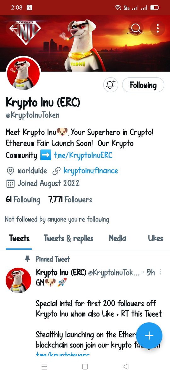 AnicachellS's tweet photo. @GiveAwayHost @KryptoInuToken Done 🙏❤️ https://t.co/gCKuEhLS21