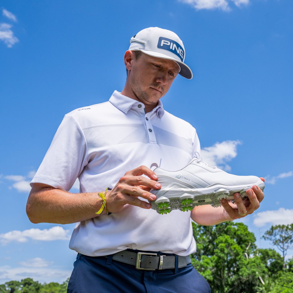FootJoyEurope's tweet photo. Congratulations to Mackenzie Hughes who clinched his second PGA Tour victory at the Sanderson Farms Championship 🏆

The 31-year-old Canadian trusted the ultimate performance of the Tour Alpha 👟 

#FootJoy #1ShoeinGolf #TourAlpha #PowerReimagined https://t.co/T6rhww8MLp