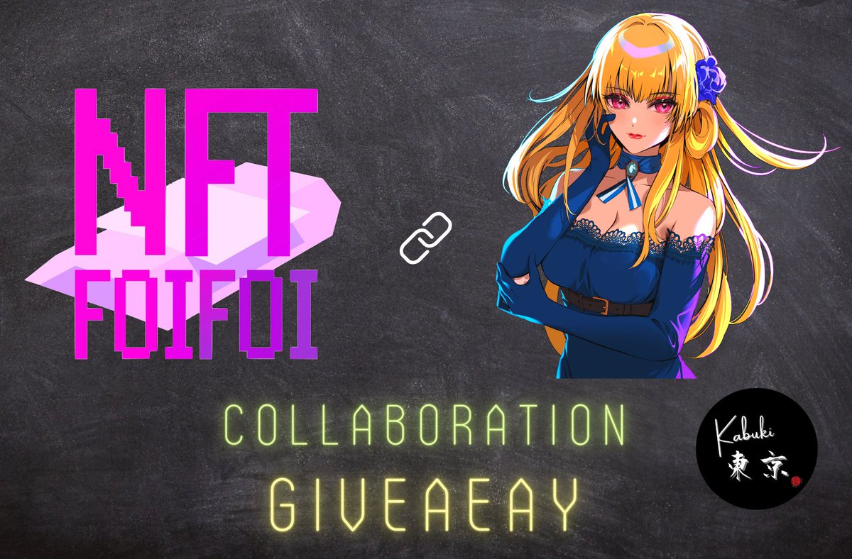 NFTFOIFOI's tweet photo. 🎉 NFT FOIFOI x #KabukiコラボGiveaway ALx5 🎉 

カルダノチェーン注目のPJ #Kabuki のALを5名の方にプレゼント🎁

✅フォロー
@kabukitokyo_ada 
@NFTFOIFOI 

✅いいね &amp; RT
✅Discord 参加
https://t.co/3iMGwRgCxW

⏰ 10月5日 15時まで！

#NFT #Giveaway https://t.co/2KwG9wCbCD