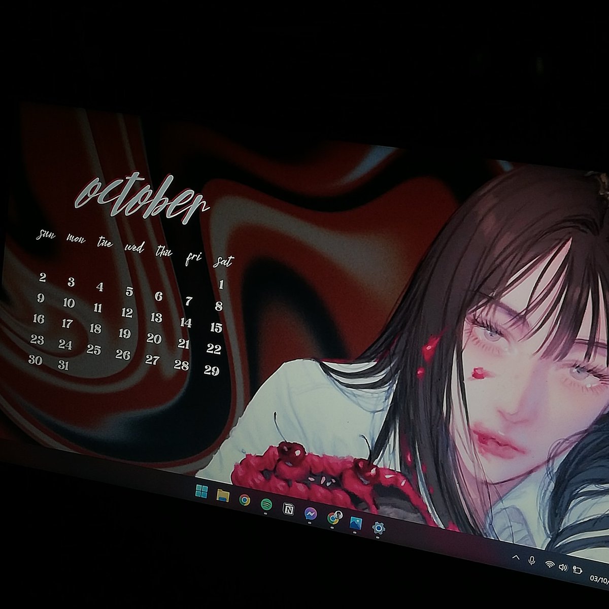 99RYKJ's tweet photo. red  is  d  color  of  spooky  szn  >:] https://t.co/XsRfFYKNx5