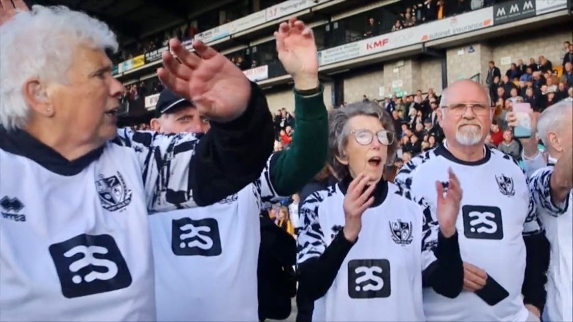 🎬⚽️It was International Day for Older Persons on Saturday & ITV were at #PVFC’s Golden Valiants. Watch their video about the programme tackling #isolation & #lonliness. Our coasters made from #recycled wood made the final edit too. (Skip to 46:00 mins) itv.com/hub/english-fo…