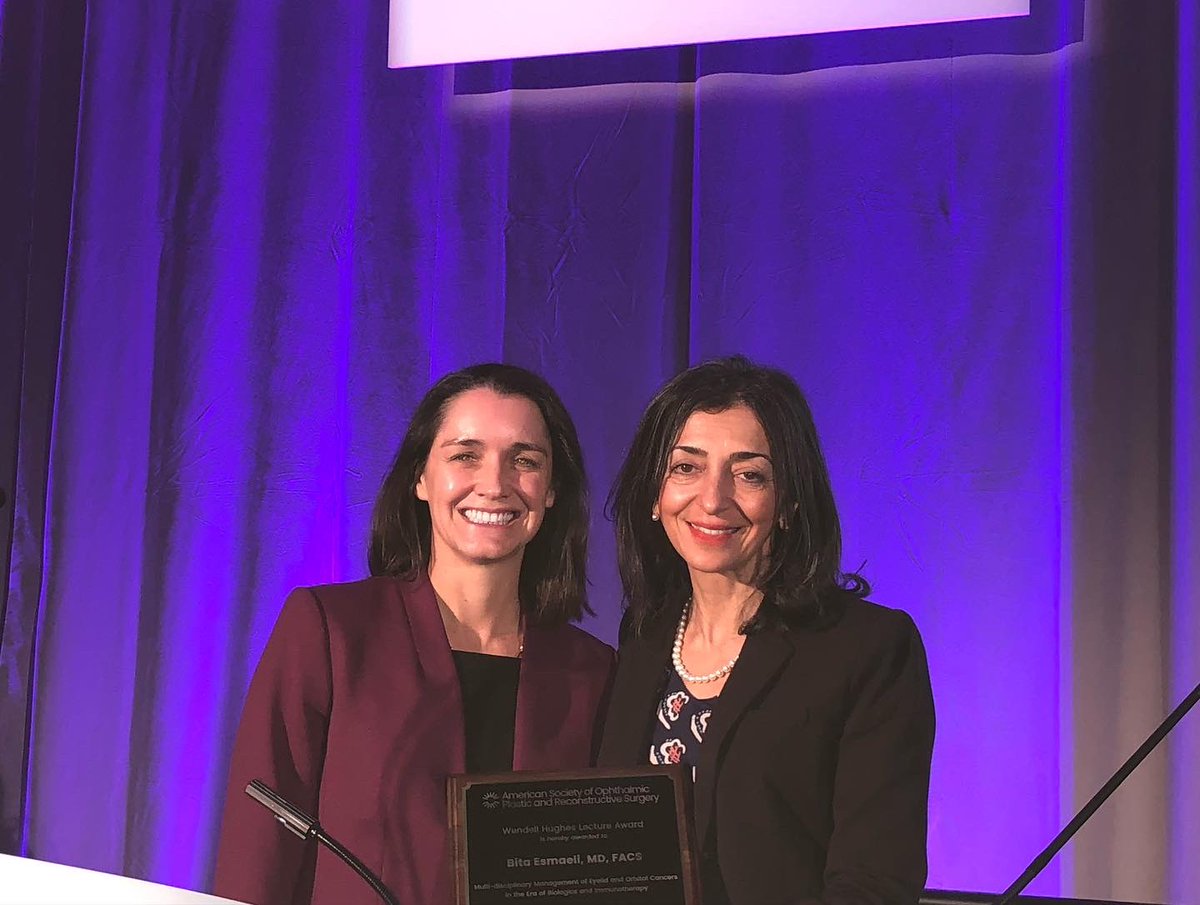Erin Shriver (@erinshrivermd) on Twitter photo It was such a pleasure to chair the <a href="/ASOPRS/">Oculofacial Plastic Surgery</a> symposium at <a href="/aao_ophth/">AAO</a>! So fun! Dr Bita Esmaeli delivered an excellent Wendell Hughes Award Lecture & then we had a competition for the ASOPRS/AAO Master Teacher of 2022. Thanks to our experts and congrats to winner, Dr Richard Allen! It was such a pleasure to chair the <a href="/ASOPRS/">Oculofacial Plastic Surgery</a> symposium at <a href="/aao_ophth/">AAO</a>! So fun! Dr Bita Esmaeli delivered an excellent Wendell Hughes Award Lecture & then we had a competition for the ASOPRS/AAO Master Teacher of 2022. Thanks to our experts and congrats to winner, Dr Richard Allen!