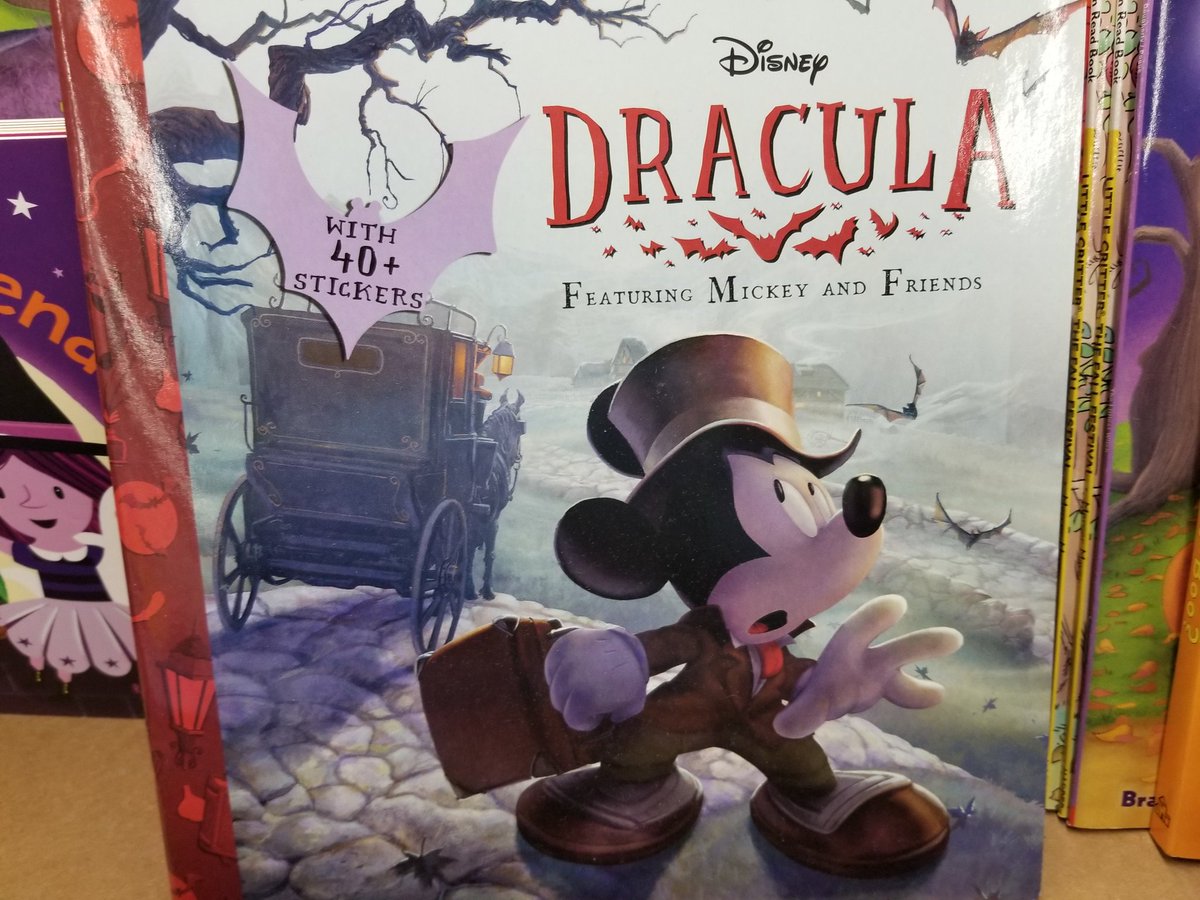 @GhostVonDracula @pcon9820 @barbramon1 @Leawood_Fritz @alyankovic I see your twitter handle add i have to show you a book i saw last night at a store
No joke, it is a Mickey Mouse version of Bram Stoker's Dracula