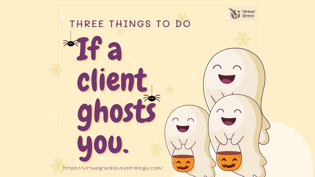 virtualgracess's tweet photo. I hope it won't happen to you, but if in case it happens, here are the three things you can do: 

1️⃣ Don't Overthink.
2️⃣ Send a calm message.
3️⃣ Move on.

Please feel free to visit my portfolio website: 
🌐 https://t.co/nf6hGvDjcE

#virtualgraces
#virtualassistant 
#socialmedia https://t.co/RmL2W86TAz