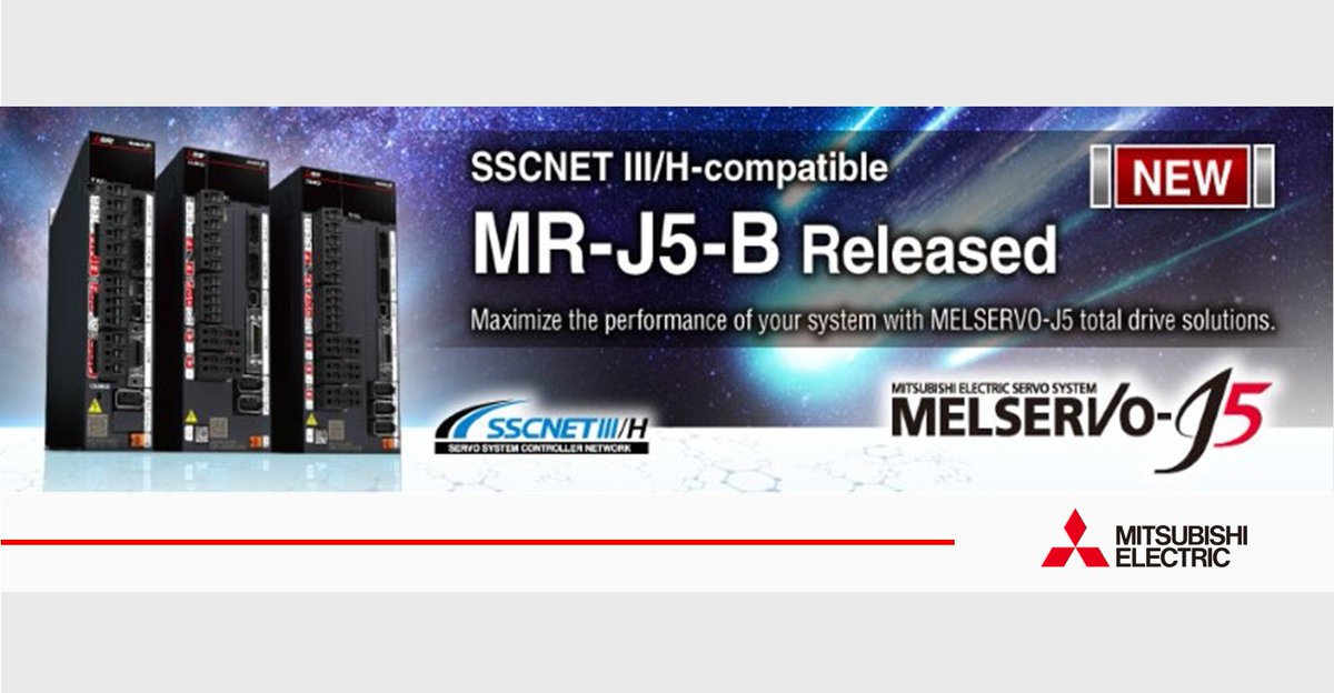 Mitsubishi_FA's tweet image. If you are planning to upgrade your Mitsubishi Electric #SSCNET III/H #motionsystem, why not leverage existing assets and simply replace your #servoamplifier and motors?
With the new MELSERVO MR-J5-B servo amplifiers you can do just that!

Learn more at:
okt.to/nlJh4s