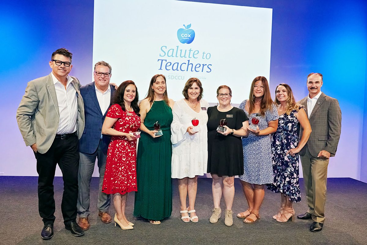 Tonight's the night! Join us for the premier of Cox Presents: Salute to Teachers as we honor the more than 24,000 educators in SD County. The one-hour special starts at 9 p.m. on <a href="/YurViewCA/">YurView California</a> (Cox Channel 4) <a href="/CoxCalifornia/">Cox California</a> #SaluteToTeachers Learn more at bit.ly/3QheLvK