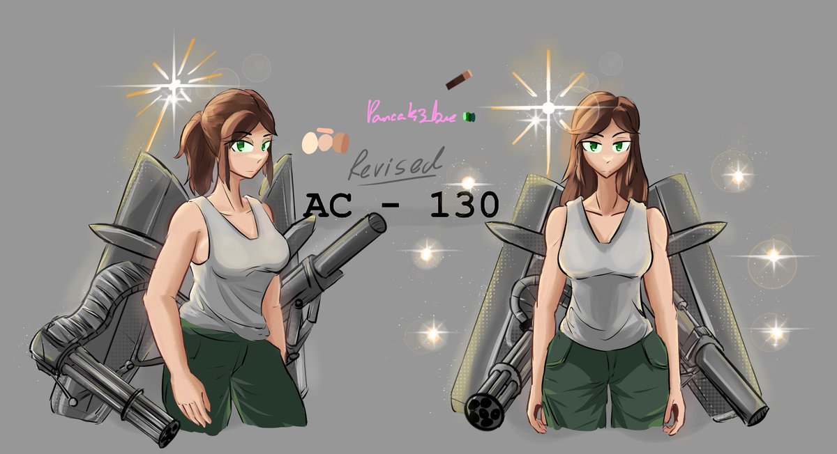 pancak3_bac on Twitter "AC130 mommy, revised. I think I did her justice
