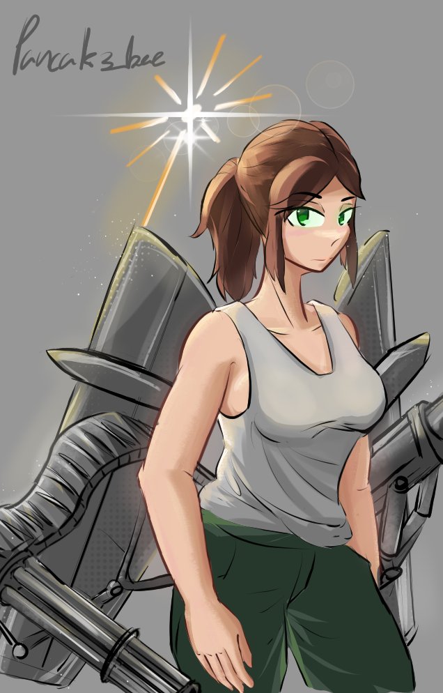 pancak3_bac on Twitter "AC130 mommy, revised. I think I did her justice