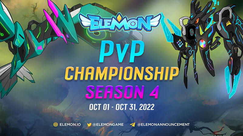 NFTGamesvn's tweet photo. Giải #Elemon PVP Championship mùa 4 đã chính thức khởi động và đồng hành cùng Great Boss Guild Season 5!
https://t.co/FHKT5yR185
#ElemonPVP #PVPChampionship #BossGuild #NFTGames #Games https://t.co/i43RghuLjz