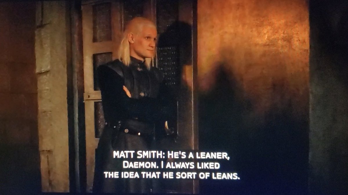 inkbugfic's tweet photo. "he's a leaner, daemon, i always liked the idea that he sort of leans."  thank you matt smith for the incredibly robust commentary https://t.co/H7KqrSWDYp
