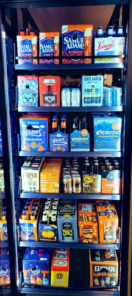 Davecobws's tweet photo. Fall is here and trick or treating isn't just for the kiddos! Pick up your favorite Oktoberfest and Pumpkin Beers at Daveco today! https://t.co/P5OAgJ6JJS