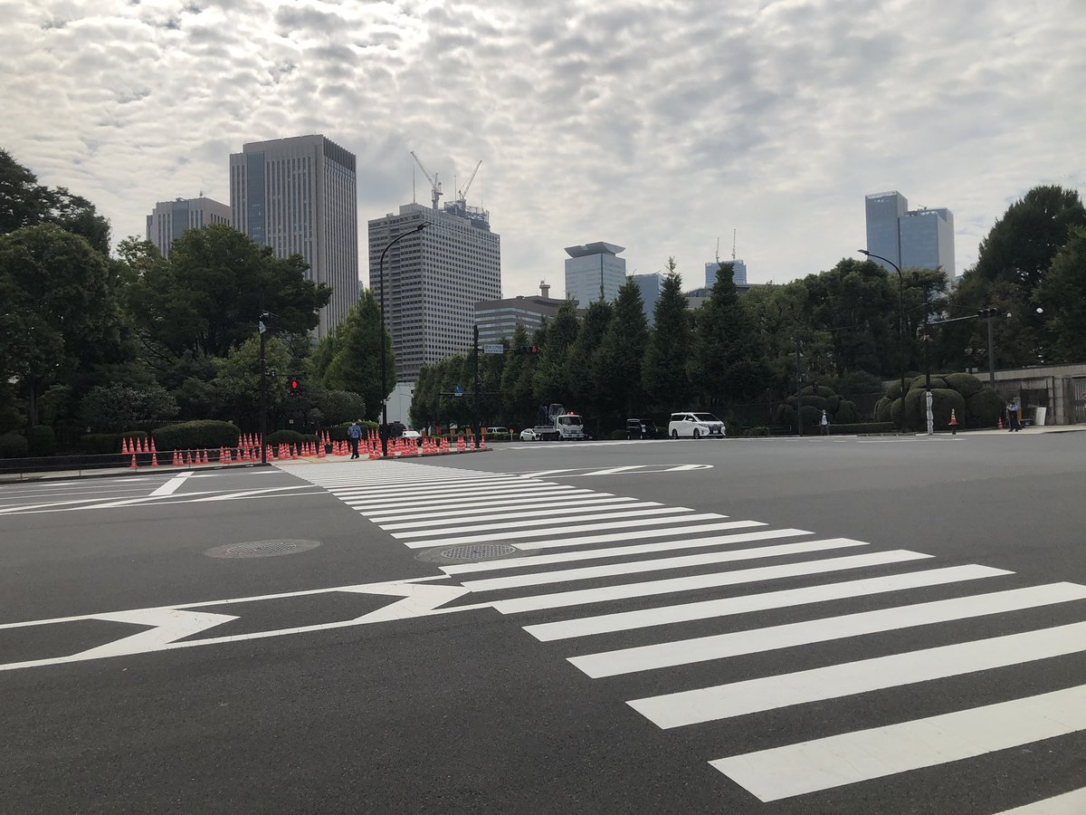 igararam's tweet photo. コーンの配列は大事らしい https://t.co/yQnsWDcp0t