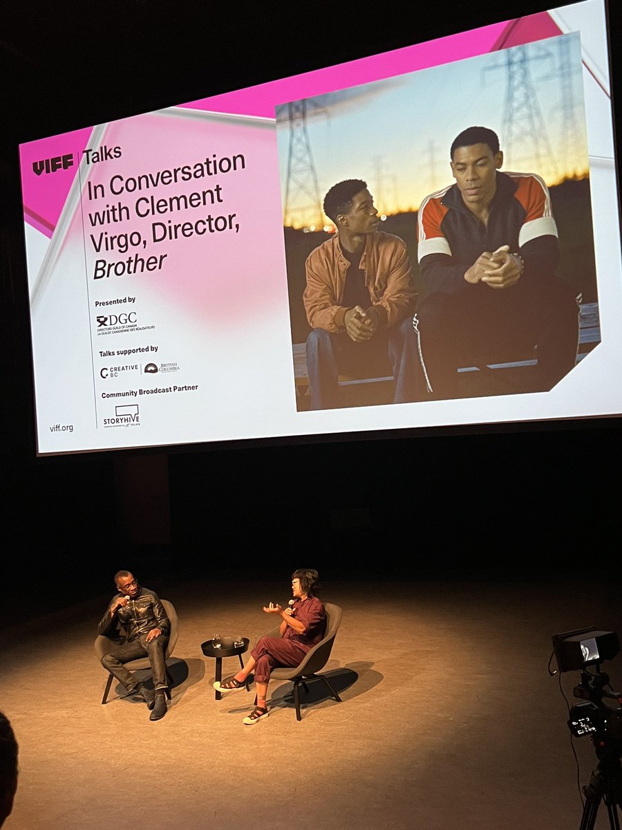 VIFFest's tweet photo. “BROTHER is about family, it’s about community, and it’s about love.” - Clement Virgo on his film adaptation of BROTHER. #VIFFTalks https://t.co/ieXbxYrQNP