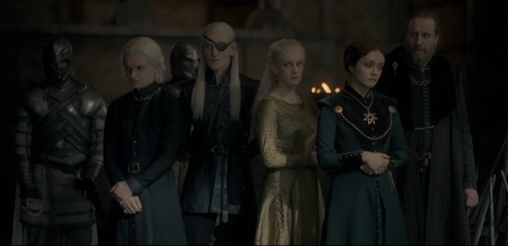 DreamofASOIAF's tweet photo. This is the Green’s for the rest of the series #HouseOfTheDragon https://t.co/5PyyDjt5sp