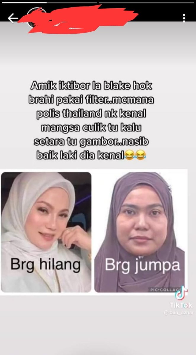 Ambil pengajaran ok. Mana tahu kalau ada berlaku kehilangan ahli keluaraga satu hari nanti, bawak laki atau ahli keluarga yg terdekat. Senang buat pengecaman. Kesian polis tak jumpa