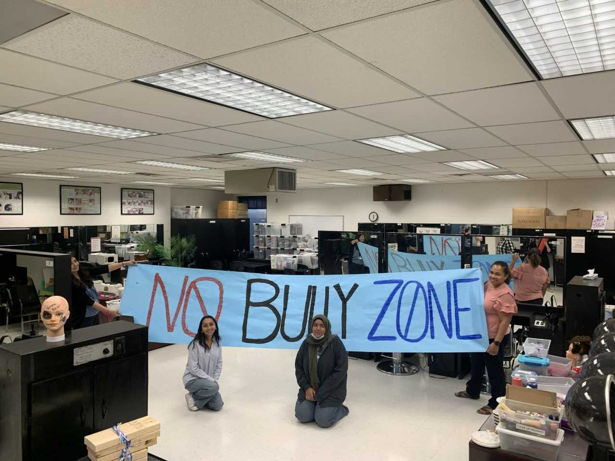 OHSPBIS's tweet photo. Let's BlueUP on Monday October 3rd to StompOutBullying from our Eagle Nation. #OneOsbourn https://t.co/41UxSkTveE