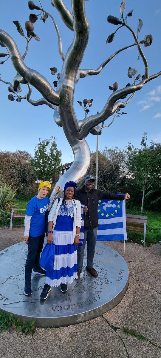 MariantaNjomia's tweet photo. 2022 Ambazonia Independence Day Commemorations - Theme: “The Philanthropist In You” 💙🤍💙Raising awareness of our Independence Day &amp; the ongoing genocide. Thanks @ClaudiaWebbe &amp; the goodwill citizens of Leicester. To sponsor our 10km walk click link. https://t.co/tAXdFqgFcp🙏🏽🙏🏽 https://t.co/ef1aIiKHe6