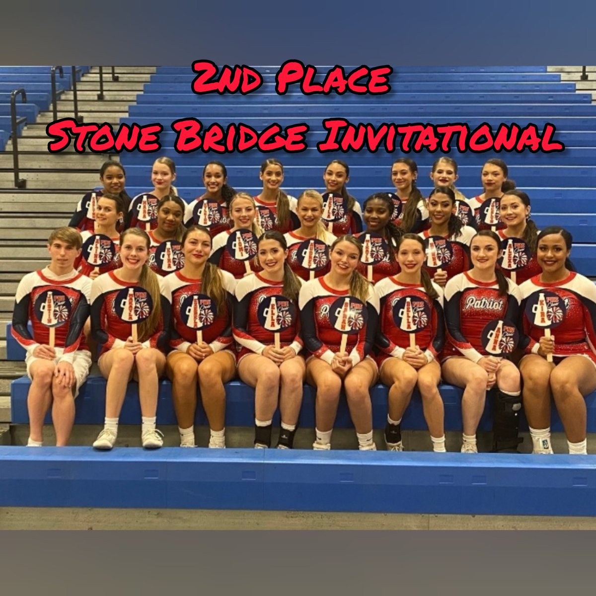 Patriothscheer1's tweet photo. Adding another one to the collection๐ฅ
#proudpioneers #phscompcheer #3rdcompoftheseason #continuetoshine https://t.co/vRLQI8ywOV
