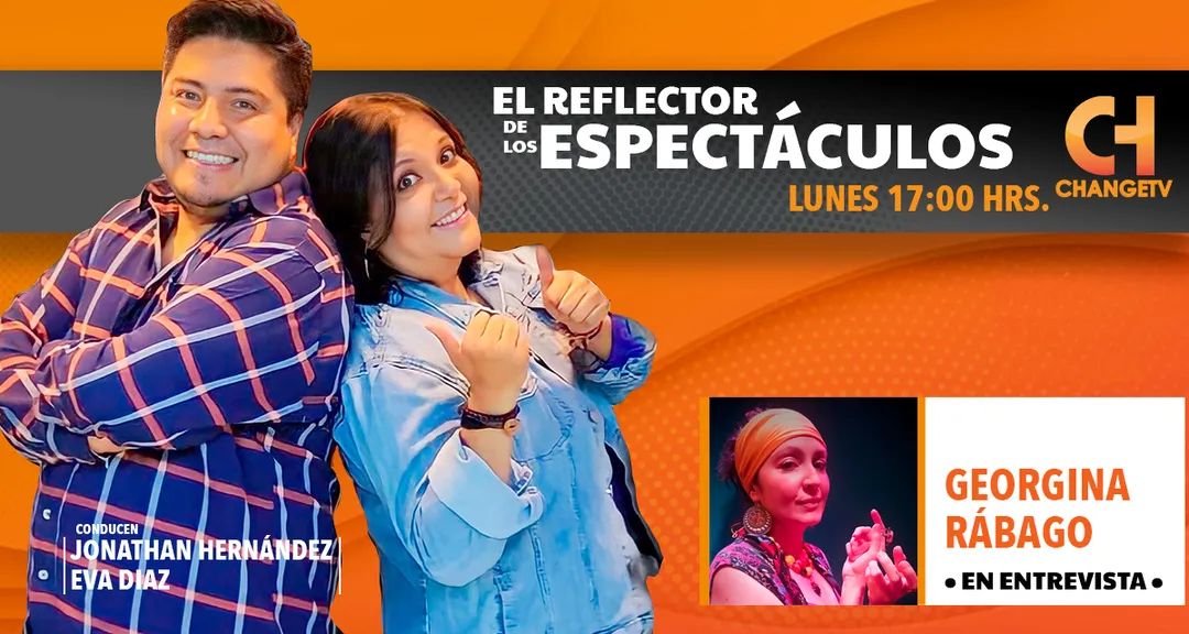 Jonathan Hernández 🇲🇽 (@soyjonathanh) on Twitter photo Todo listo para que mañana <a href="/EvitaDiaz/">Eva Díaz Moreno</a> y yo les contemos lo más destacado del entretenimiento en #ElReflector de los #Espectaculos por <a href="/changetvonline/">Change TV Online</a>. ¡Los esperamos!
Tendremos de invitada a <a href="/Georgina_Rabago/">Georgina Rábago</a> Todo listo para que mañana <a href="/EvitaDiaz/">Eva Díaz Moreno</a> y yo les contemos lo más destacado del entretenimiento en #ElReflector de los #Espectaculos por <a href="/changetvonline/">Change TV Online</a>. ¡Los esperamos!
Tendremos de invitada a <a href="/Georgina_Rabago/">Georgina Rábago</a>